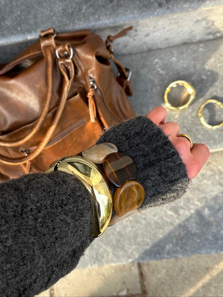 Aila bracelet - Beige/brown