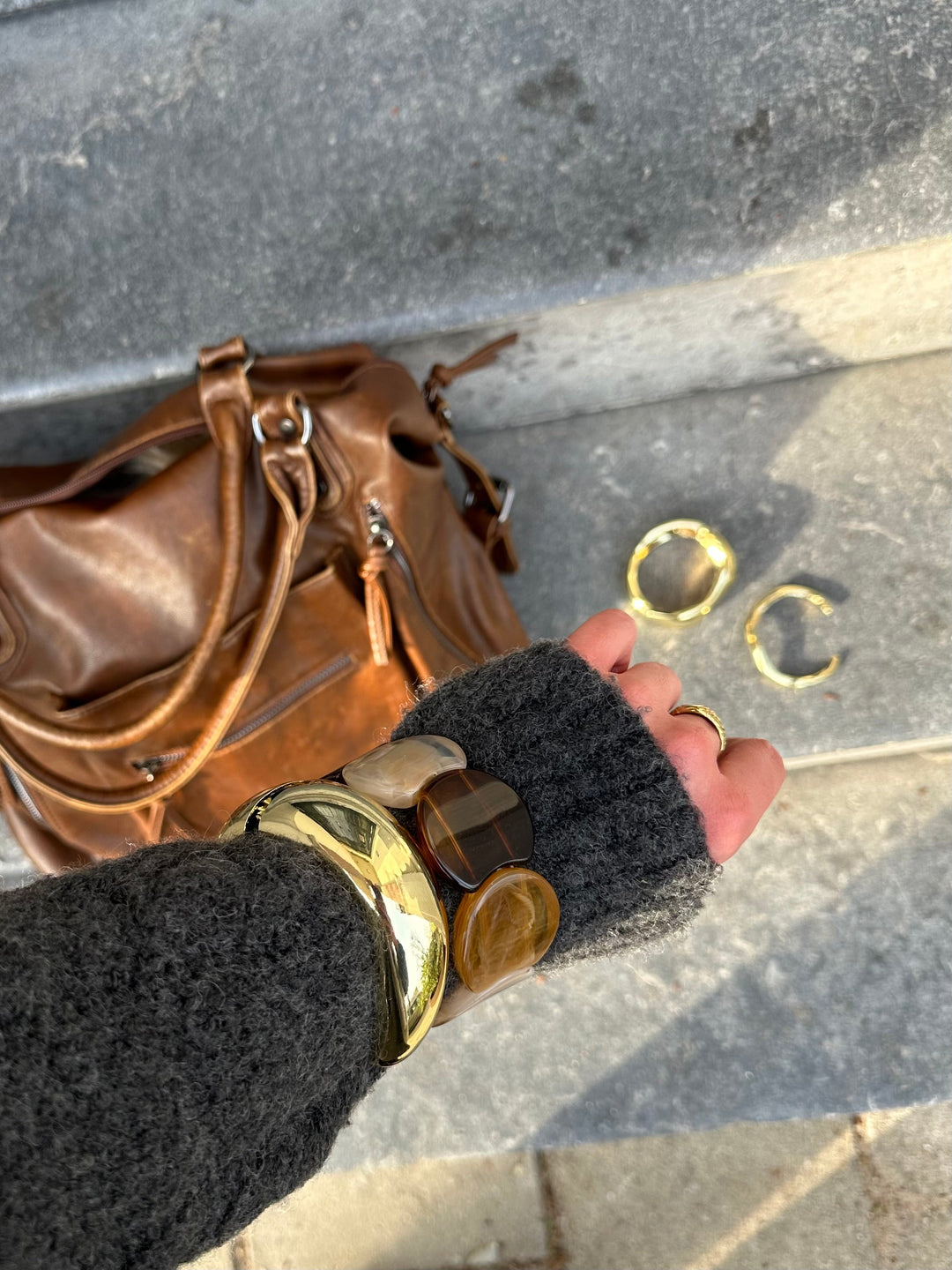 Niva 3 x bracelet - Gold