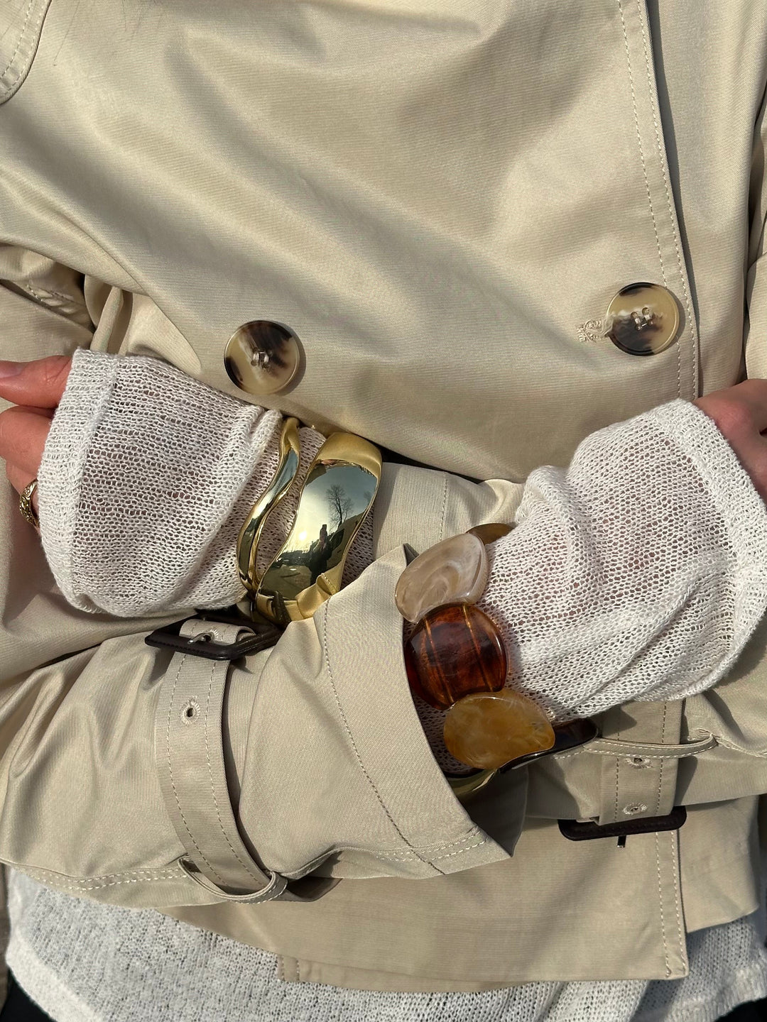 Niva 3 x bracelet - Gold