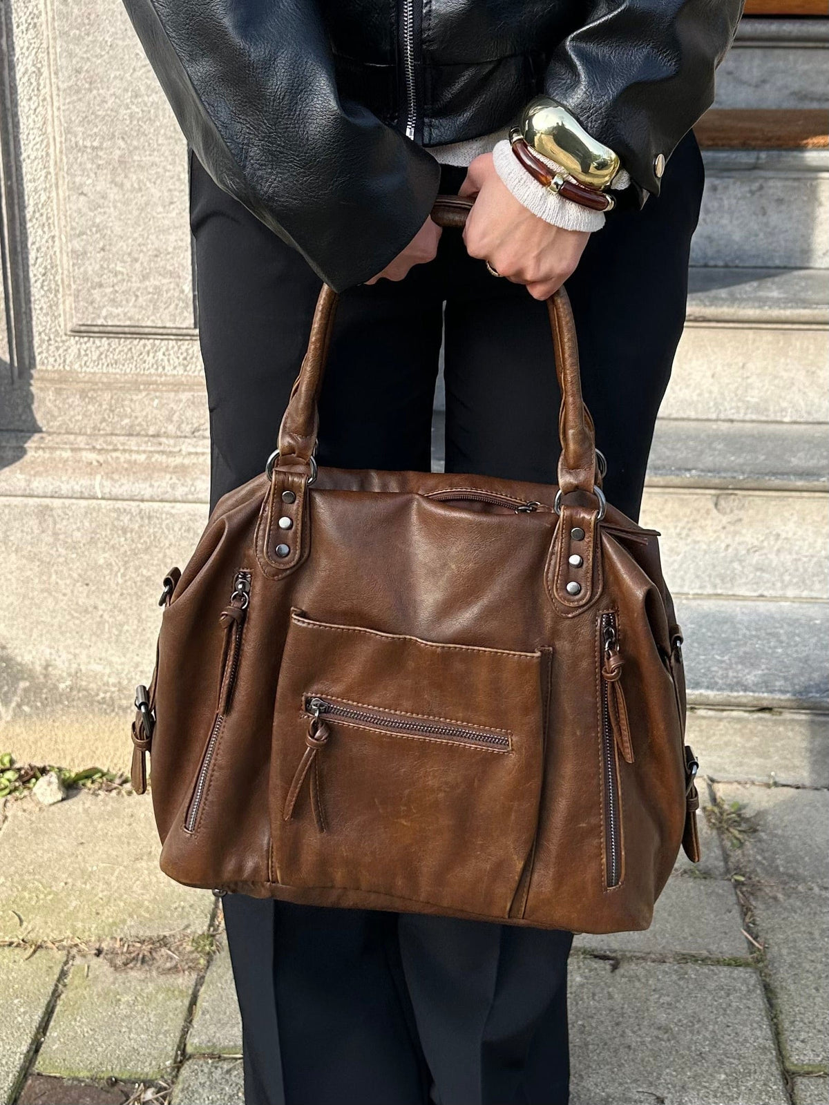 Kiva Shoulder Bag Brown