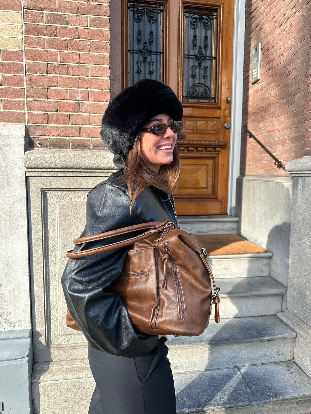 Kiva shoulder bag - Brown