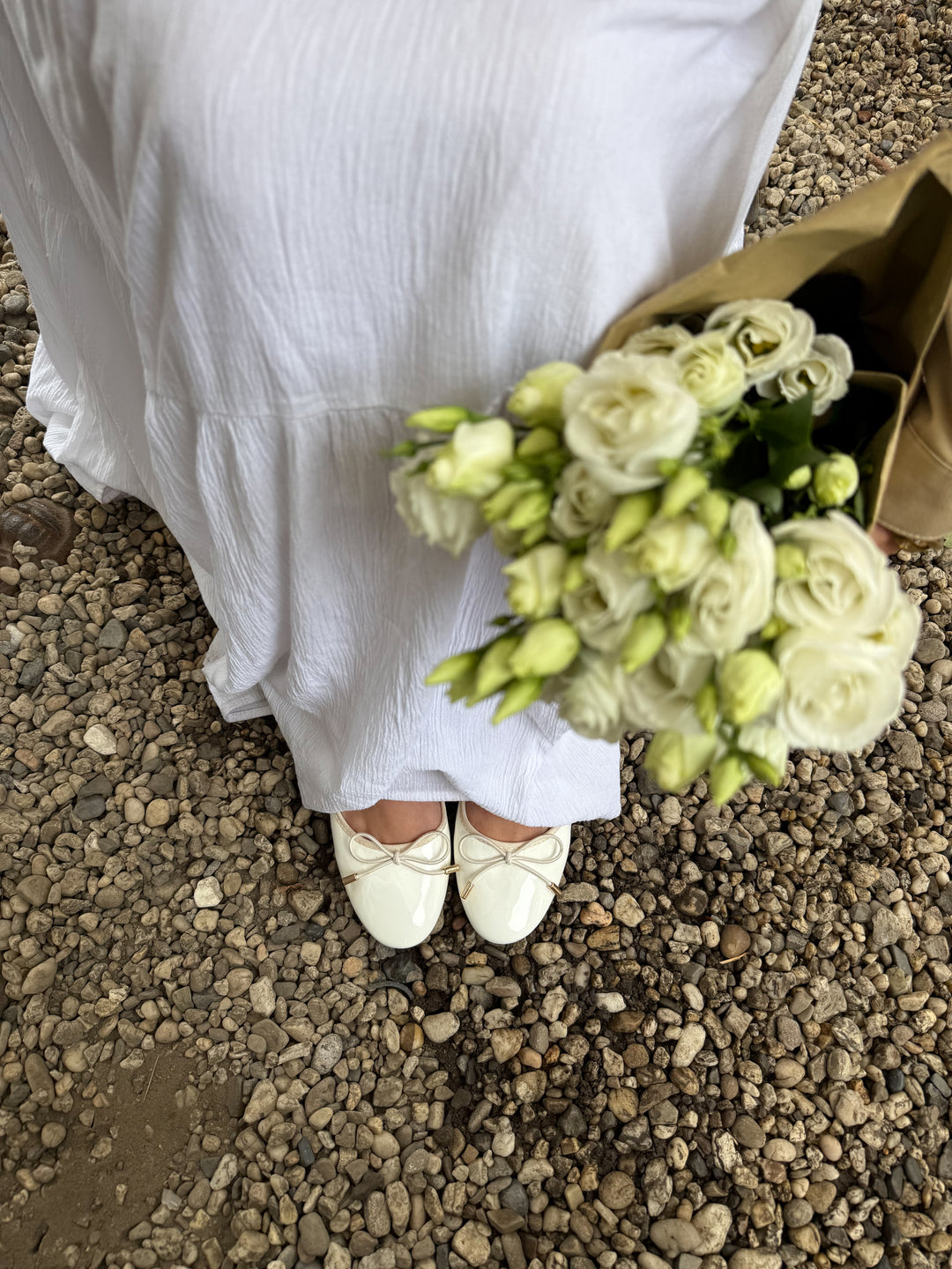 Oline ballerina - Cream white