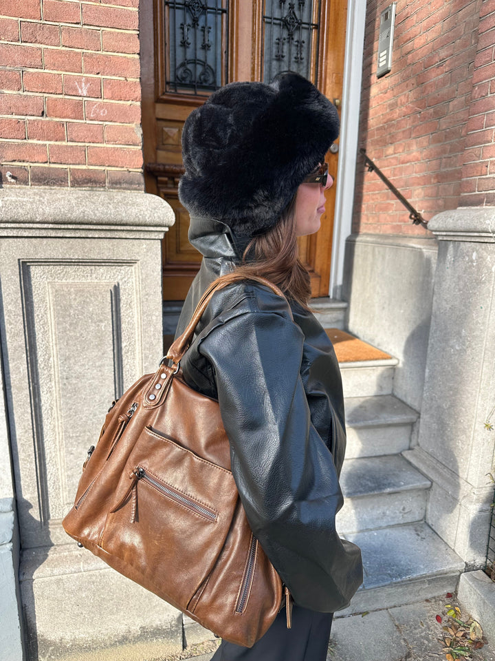 Kiva shoulder bag - Brown