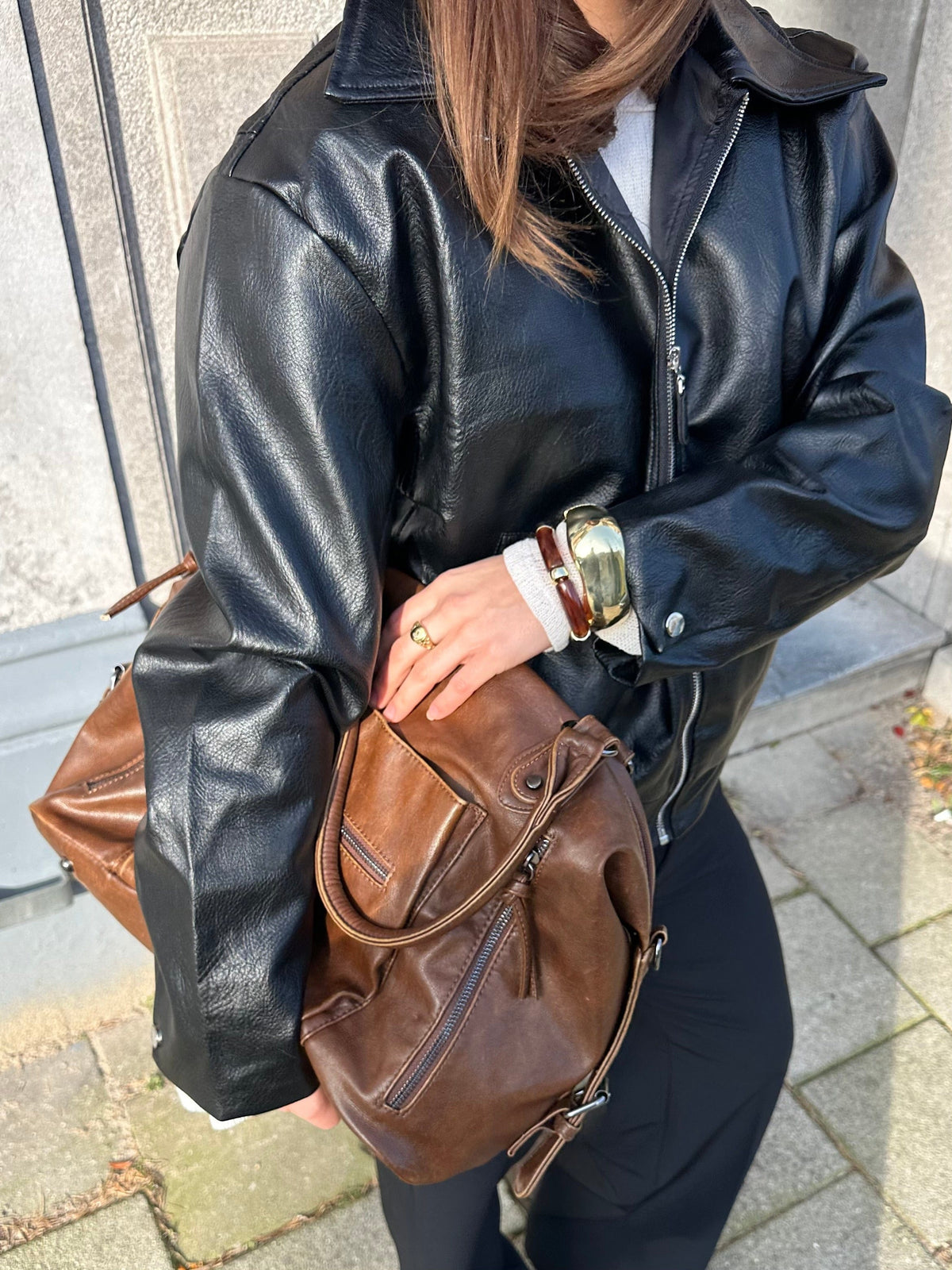 Kiva Shoulder Bag Brown