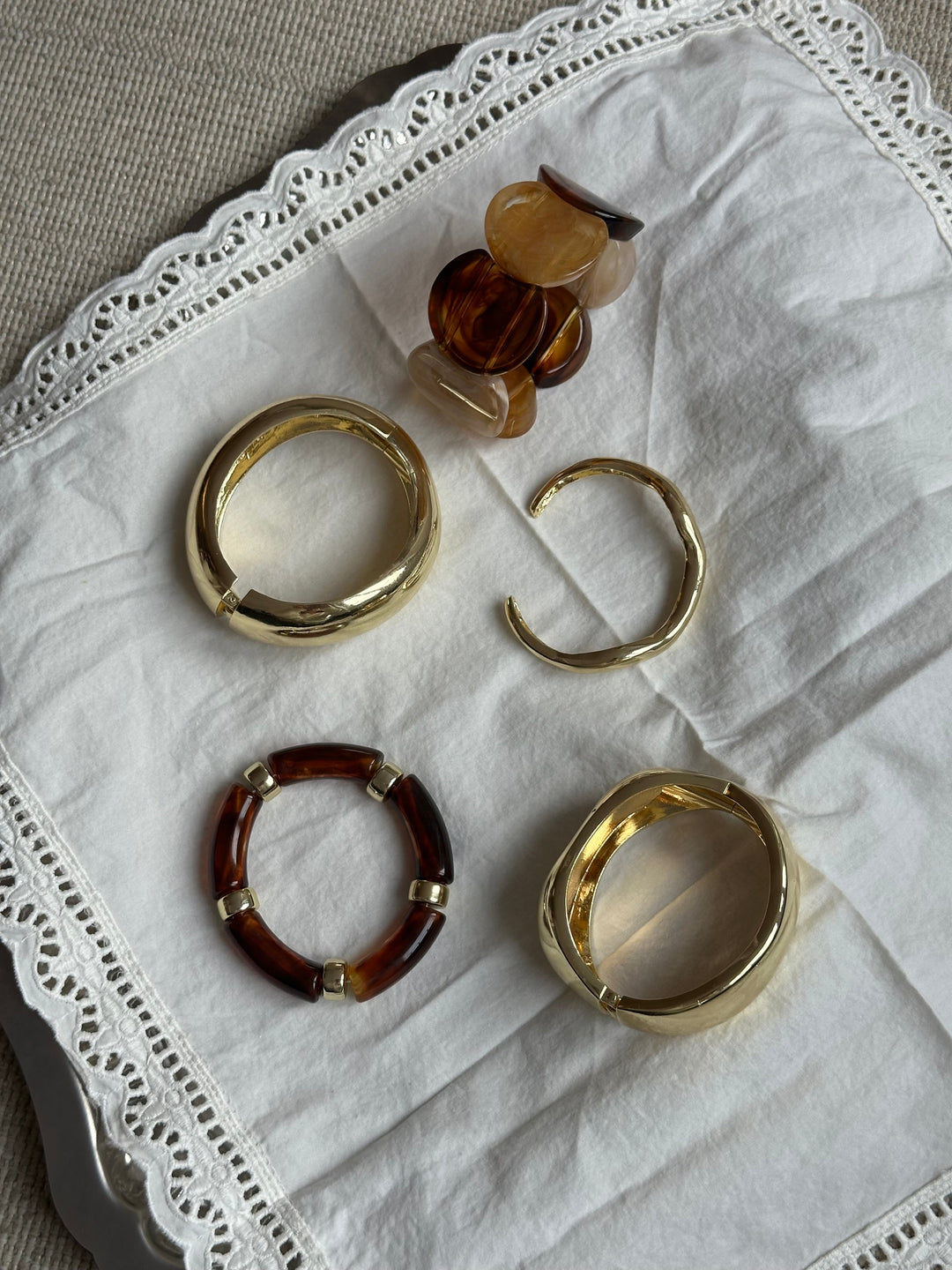 Niva 3 x bracelet - Gold