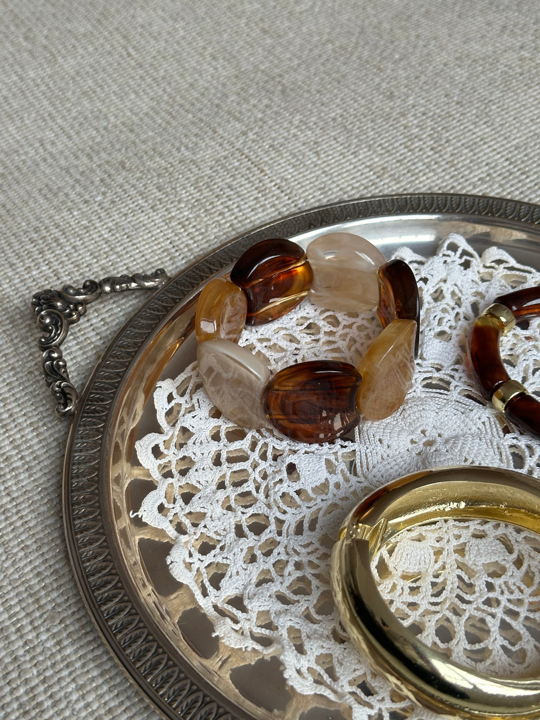 Aila bracelet - Beige/brown