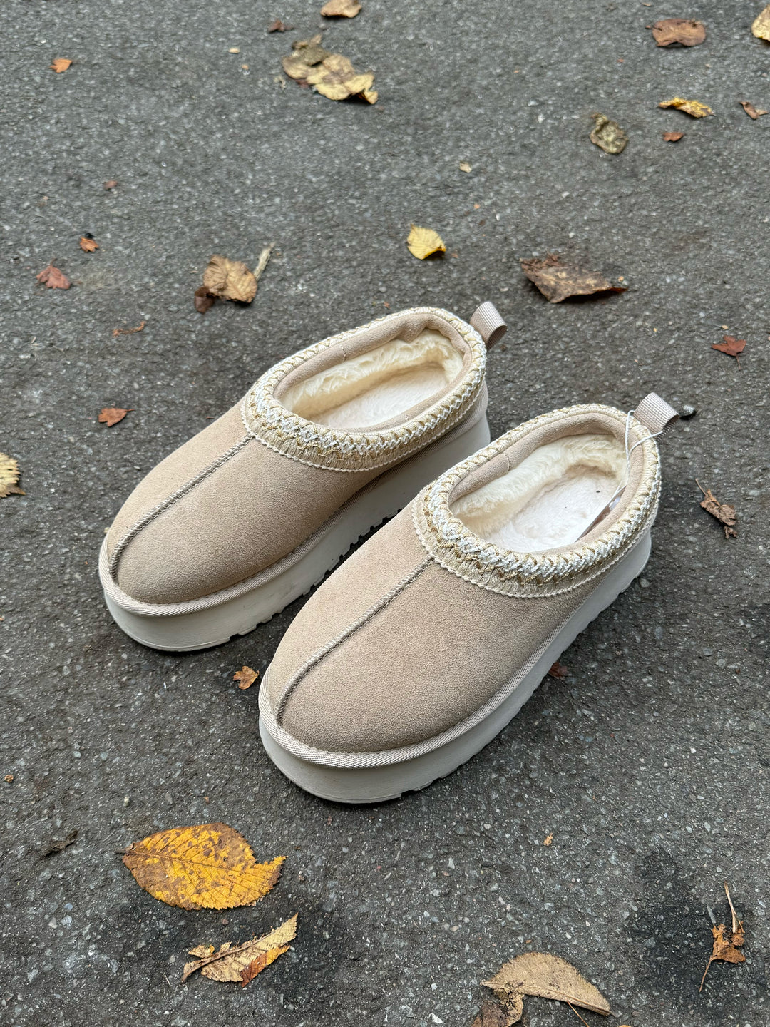 Tora Plateau bamsesko - Beige